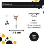 Kit 12 unidades Caneta Blocos coloridos para encaixe - Sortido - Imagem 3