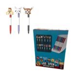 Kit 12 unidades Caneta Blocos coloridos para encaixe - Sortido - Imagem 4