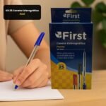 Kit 25 Caneta Esferográfica - Azul - Imagem 4