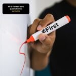 Kit 12 Canetas para quadro branco - Vermelha - Imagem 3