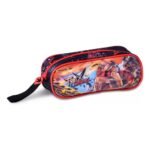 Estojo Escolar T-Rex Attack - Preto e Vermelho - Imagem 16