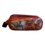 Estojo Escolar T-Rex Attack - Preto e Vermelho - Imagem 27