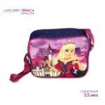 Kit Mochila Infantil Escolar com 3 peças Princesas Roxa - Imagem 4
