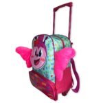 Mochila Infantil Escolar Borboleta Rodinha Rosa - Imagem 4