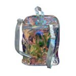 Mochila Infantil de Plástico Lantejoulas Holográficas - Imagem 2