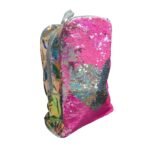 Mochila Infantil de Plástico Lantejoulas Holográficas - Imagem 3