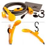 Chuveiro Portátil Para Camping Acendendor de Carro 12V - Laranja - Imagem 2