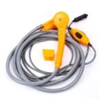 Chuveiro Portátil Para Camping Acendendor de Carro 12V - Laranja - Imagem 9