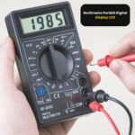 Multímetro Portátil Digital Display LCD - Preta - Imagem 2