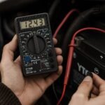 Multímetro Portátil Digital Display LCD - Preta - Imagem 5