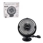 Mini Ventilador de Mesa Redondo Portátil com Cabo USB - Preta - Imagem 4