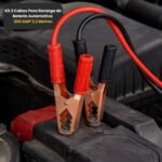 Kit 2 Cabos Para Recarga de Bateria Automotiva 300 AMP 2,2 Metros