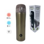 Garrafa Isotérmica com Tampa 500ml - Dourada - Imagem 3