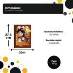 Caderno Costurado Dragon Ball Z 80 folhas - Sortido - Imagem 7