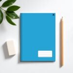 Caderno pequeno costurado Capa Dura  – Azul