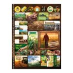 Caderno Universitário Capa Dura Potência Agrícola 1 Matéria - 160 folhas - Imagem 2