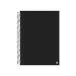 Caderno Universitário 1 Matéria com 70 Folhas - Preta - Imagem 3