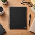 Caderno Universitário 1 Matéria com 70 Folhas - Preta - Imagem 2