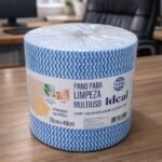 Pano Multiuso em Rolo com 600 unidades 20x40cm - Sortida