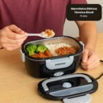 Marmiteira Elétrica Térmica Bivolt - Preta