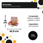 Cesta De Picnic Completa Com Forro Térmico, Toalha e Assessórios - Imagem 4