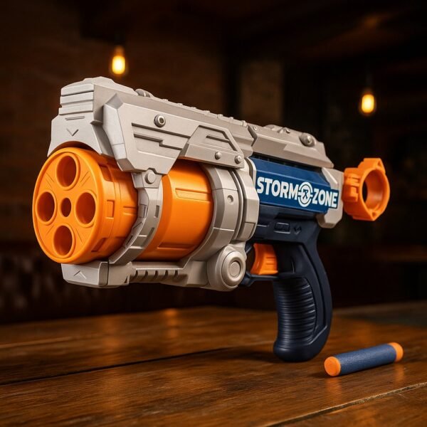 Pistola Brinquedo Lança Dardos 12 Peças - Sortida