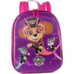 Mochila Infantil Patrulha Canina Tamanho P - Roxa