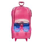 Mala Infantil Barbie Conversível 3D com Rodinhas - Rosa - Imagem 5