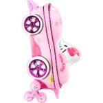 Mala Infantil Hello Kitty 3D com Rodinhas - Rosa - Imagem 3