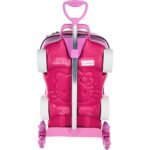Mala Infantil Hello Kitty 3D com Rodinhas - Rosa - Imagem 5