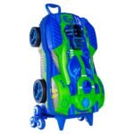 Mala Infantil Hot Wheels 3D com Rodinhas - Multicolorida - Imagem 4