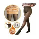 Calça Térmica Translúcida Aveludada Tamanho 32x99cm - Preta