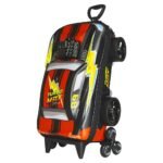 Mala Infantil Turbo Max 3D com Rodinhas - Preta - Imagem 2