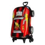 Mala Infantil Turbo Max 3D com Rodinhas - Vermelha - Imagem 2