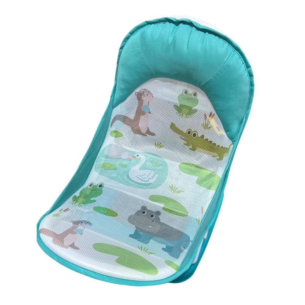 15479848041-cadeira-de-balan-o-assento-suporte-de-banho-infantil-deluxe-verde-imagem-5.jpg Cadeira de Balanço Assento Suporte de Banho Infantil Deluxe - Verde - Imagem 1