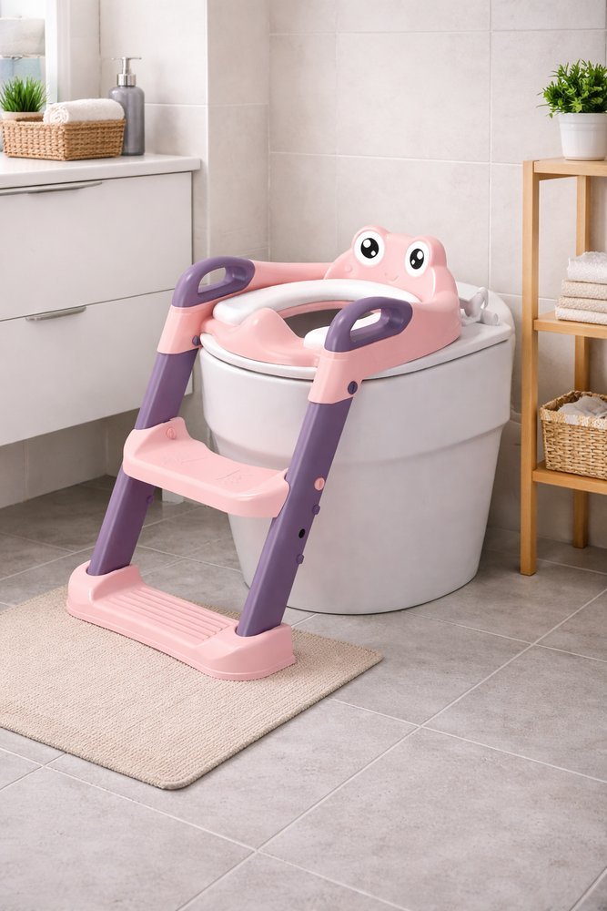 15479848185-assento-redutor-infantil-para-vaso-sanit-rio-rosa-imagem-2.jpg Assento Redutor Infantil Para Vaso Sanitário - Rosa - Imagem 1