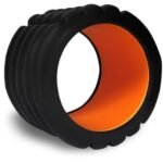 Mini Rolo de Liberação Miofascial Com Ranhuras - Preto e Laranja - Imagem 2
