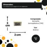 Kit Caixa com 60 Borrachas Brancas - Imagem 5