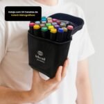 Estojo com 24 Canetas de Colorir Hidrográficas - Imagem 5