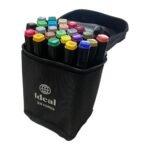 Estojo com 24 Canetas de Colorir Hidrográficas - Imagem 7