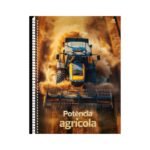 Caderno Universitário Capa Dura Potência Agrícola 1 Matéria - 160 folhas - Imagem 3