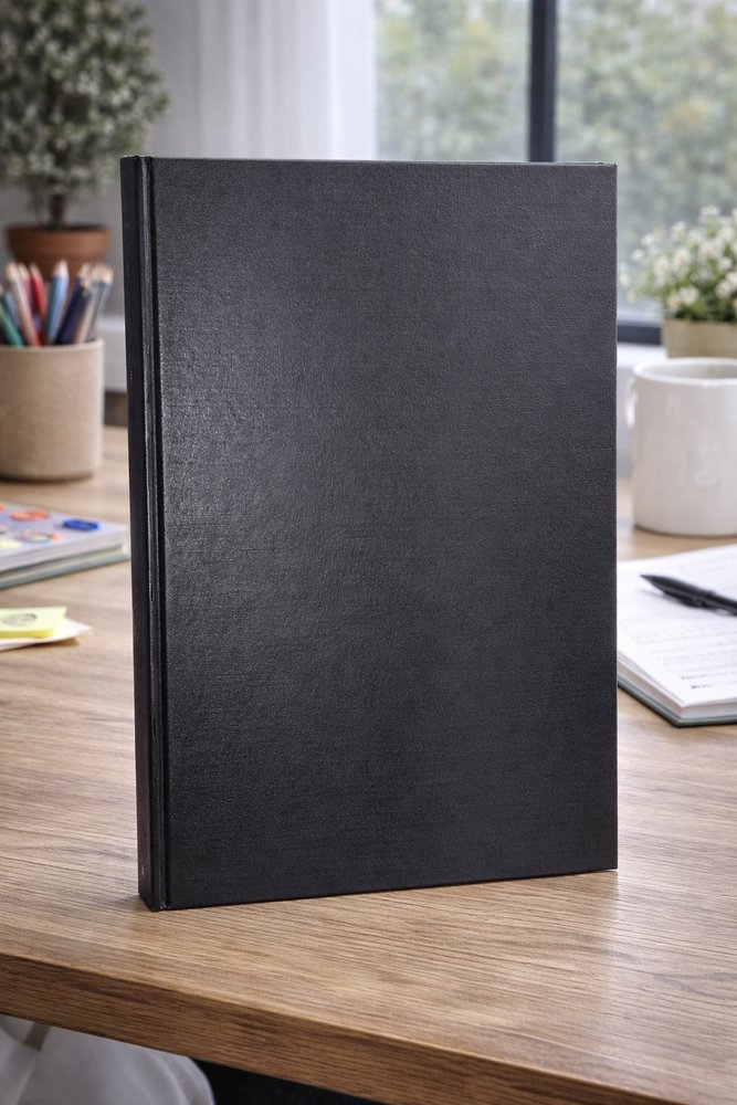 15491514024-caderno-grande-numerado-200-folhas-preta-imagem-1.jpg Caderno Grande Numerado 200 Folhas - Preta - Imagem 1