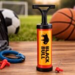 Bomba de Ar Manual com Bico - Amarela