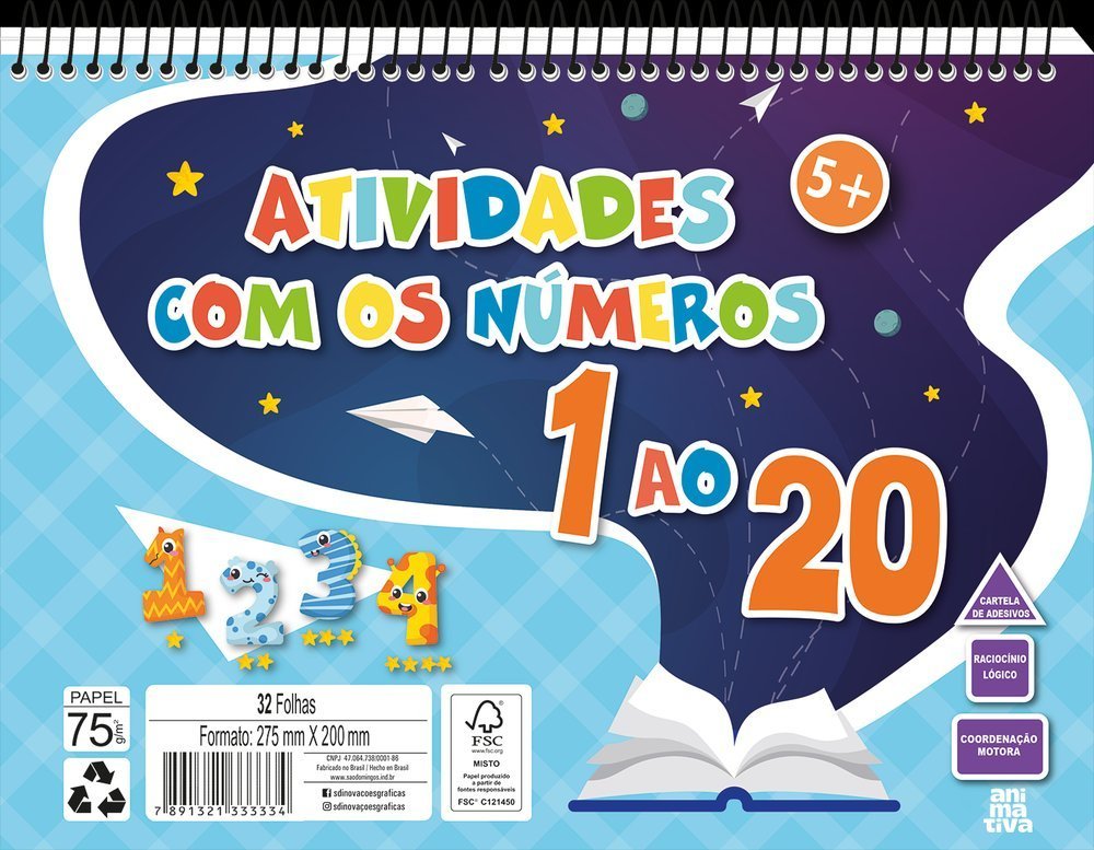 15491515214-15491513925-caderno-de-atividades-com-n-meros-32-folhas-imagem-1.jpg Caderno de Atividades Com Números 32 Folhas - Imagem 1