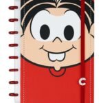 Caderno Inteligente SD Mônica Pequeno 80 Folhas - Vermelha