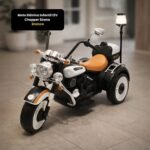 Moto Elétrica Infantil 12V Chopper Sirene Branca