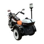 Moto Elétrica Infantil 12V Chopper Sirene Branca - Imagem 6