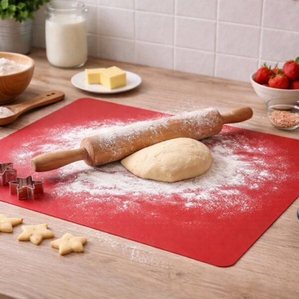 Tapete Culinário de Silicone 40x30 - Vermelha