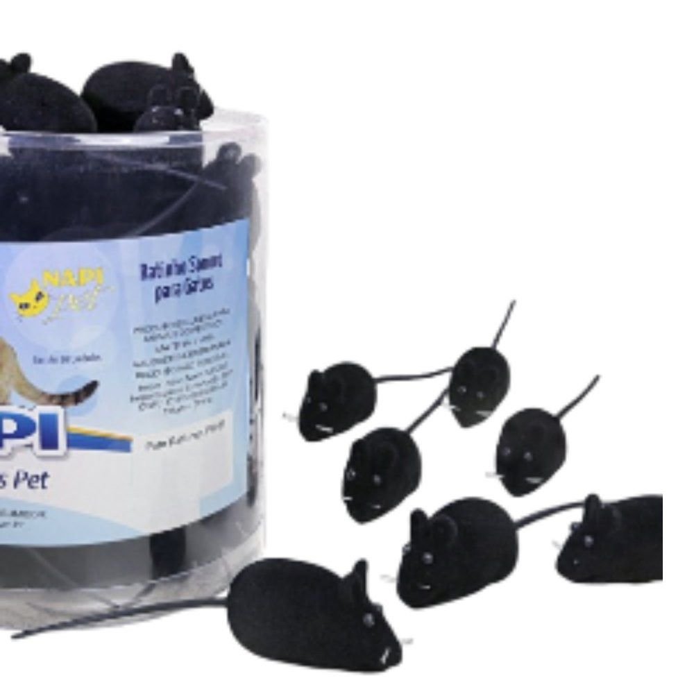 15491611617-ratinho-sonoro-para-gatos-50-unidades-imagem-1.jpg Ratinho Sonoro Para Gatos 50 Unidades - Imagem 1