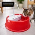 Fonte Bebedouro Gatos Cães Automático Joy Furacão Pet Bivolt - VERMELHA - Imagem 5